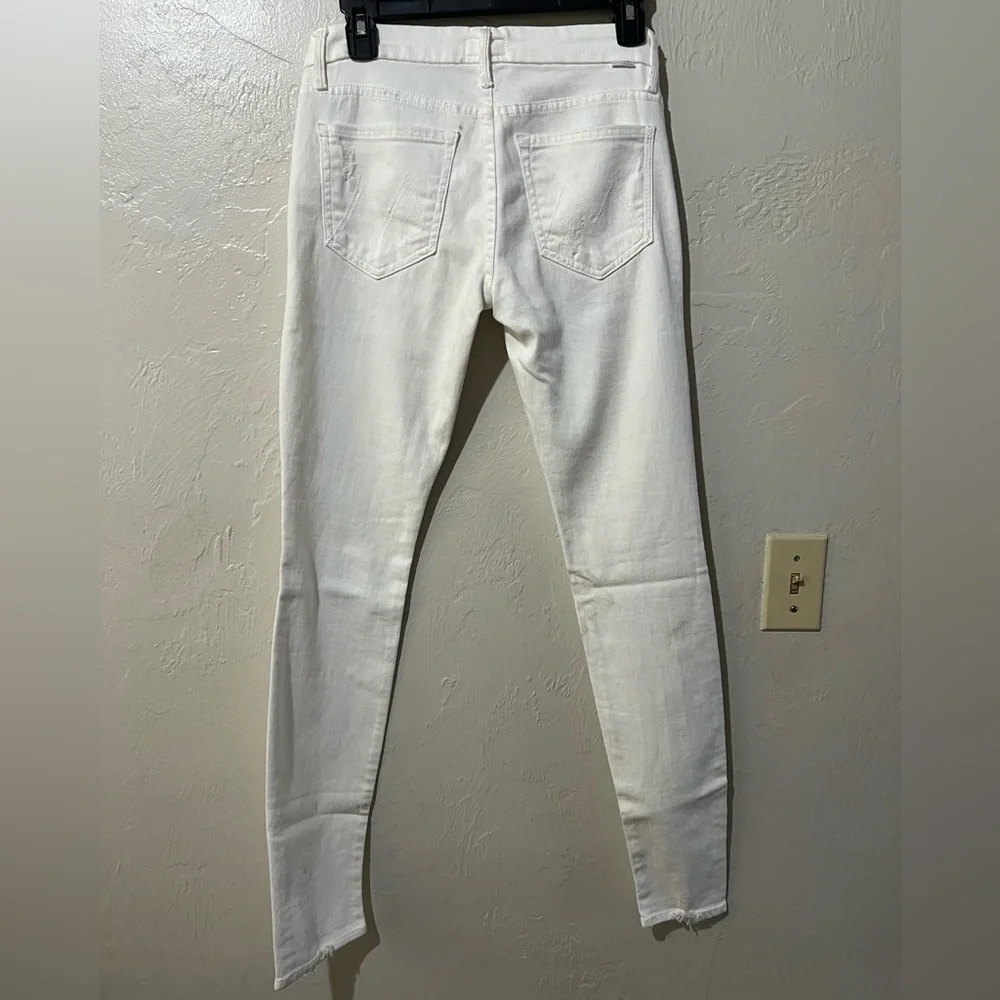 Mother White Skinny Jeans